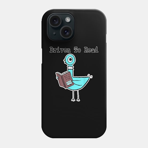 Driven To Read Phone Case by LSanchezArt