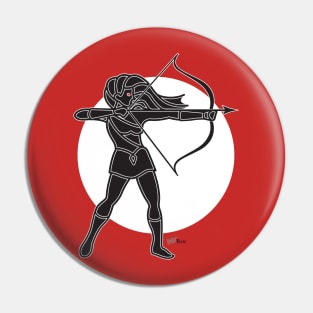 Artemis Silhouette Pin