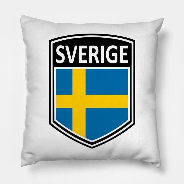 National - Sverige Pillow by Taylor'd Designs