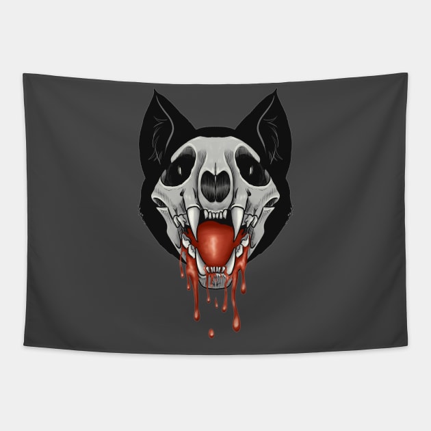 HELL CAT Tapestry by Dead_Philosophy