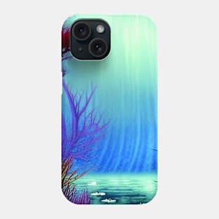 Under Sea Painting With Beautiful Ocean Plants Phone Case