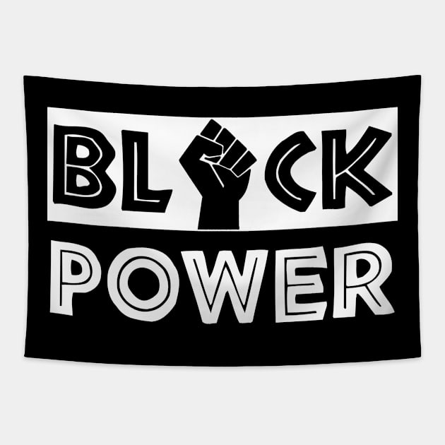 Black Power Tapestry by AllWellia