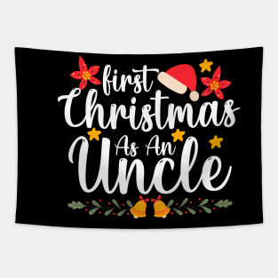 first christmas as an Uncle funny xmas Christmas first christmas as an Uncle Tapestry