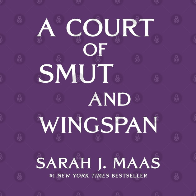 ACOTAR A Court of Smut and Wingspan White Purple by baranskini