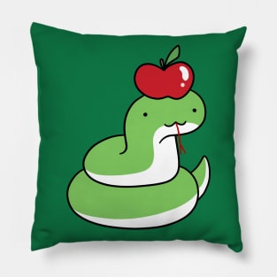 Red Apple Snake Pillow