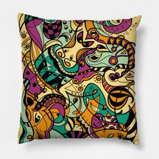 Buffalo - 12 Zodiac Animals Pillow