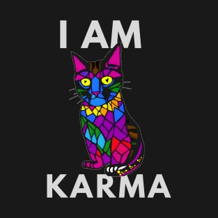 Karma The Cat Is Watching T-Shirt