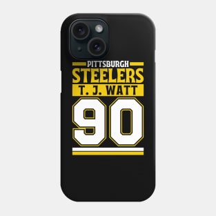 Pittsburgh Steelers T. J. Watt 90 Edition 3 Phone Case