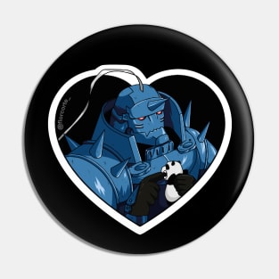 Alphonse Elric Heart Pin