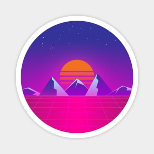 Synthwave 80's Magnet