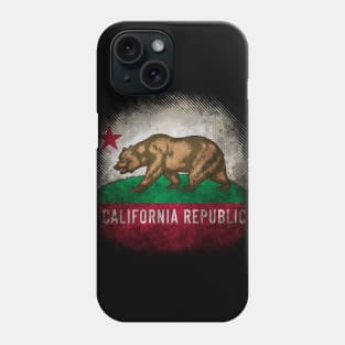 California Republic Flag (vintage Grunge Style) #3 Phone Case