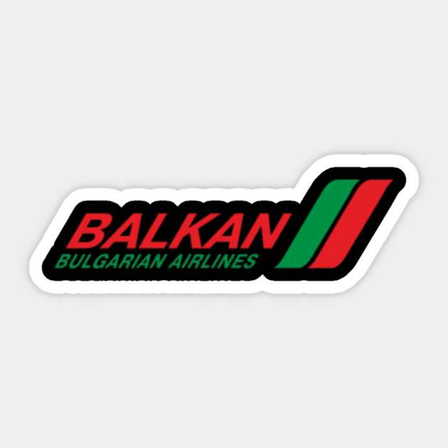 Balkan Airlines Bulgarian Airline - Balkan Airlines Bulgarian Airline - Sticker