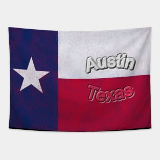 Austin Texas Flag Tapestry