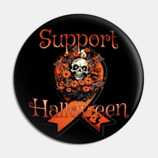 Support Halloween Pin