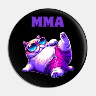 MMA cat Pin