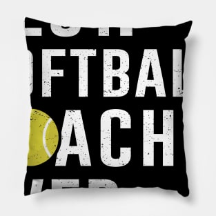 Best Softball Coach Ever Gift Pillow