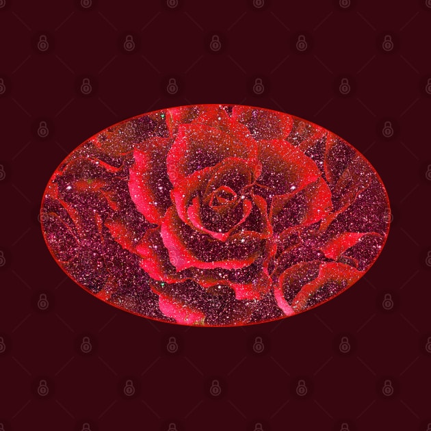 Romantic red roses pattern mothers valentines day gift flowers by designsbyxarah