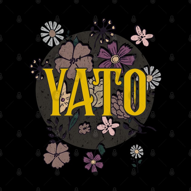 Aesthetic Proud Name Yato Flowers Anime Retro Styles by Kisos Thass
