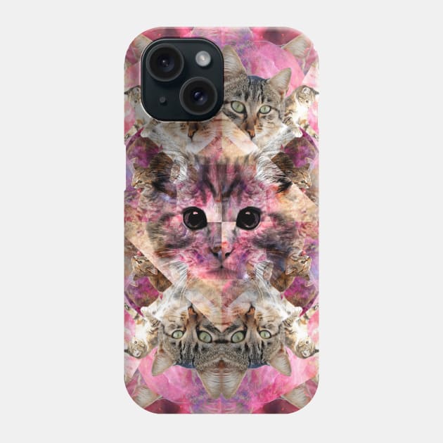 CAT COLLIDE Phone Case by ALFBOCREATIVE