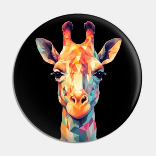 Giraffe: Abstract Elegance Pin