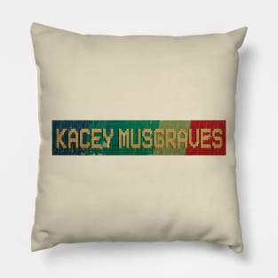 Kacey Musgraves- RETRO COLOR - VINTAGE Pillow