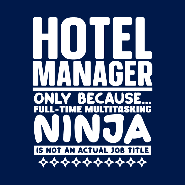 Hotel Manager Ninja by colorsplash