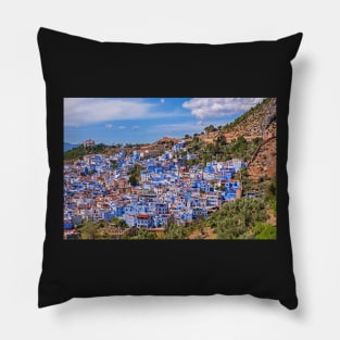 Chefchaouen, Morocco Pillow