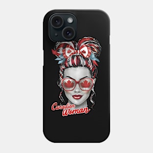 canadian woman Phone Case