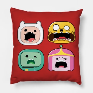 Adventure Time  Finn, Jake, Bubblegum, Beemo Pillow