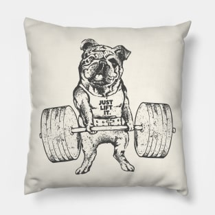 English Bulldog Lift Pillow