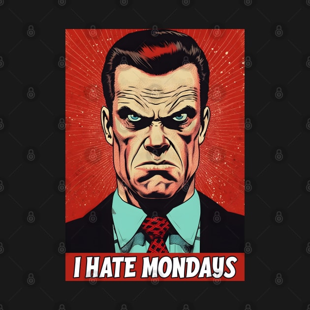 I Hate Mondays - Office Guy by Dazed Pig