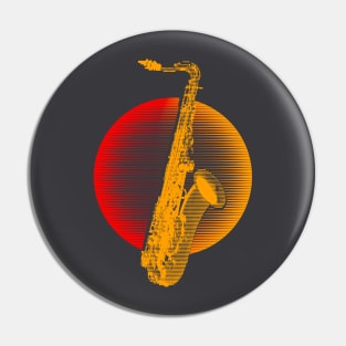 Sunny Saxophone Pin