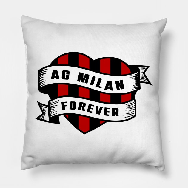 ac milan forever Pillow by lounesartdessin