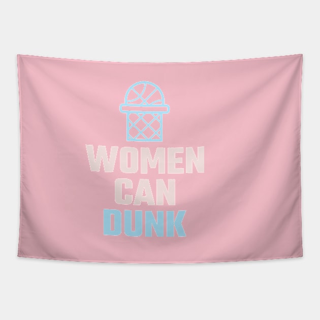 women can dunk Tapestry by BVHstudio