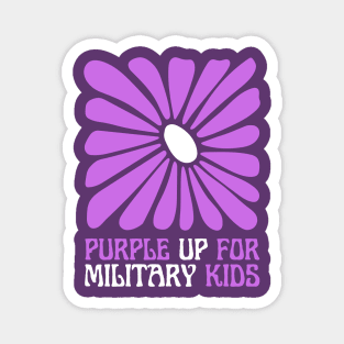 PURPLE UP FOR MILITARY KIDS Magnet