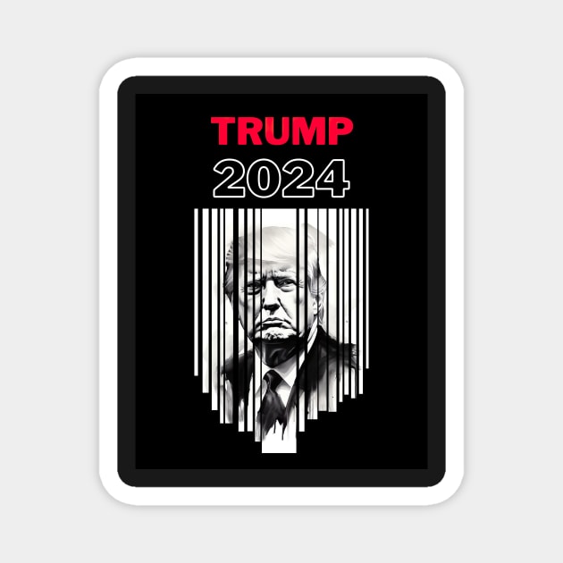 Trump 2024 ! Magnet by UmagineArts