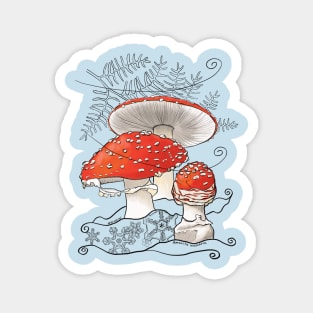 Amanita in the Winter Magnet