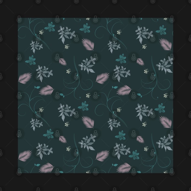 Romantic floral pattern by CreaKat
