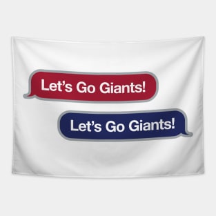 Let's Go Giants Text Message Tapestry