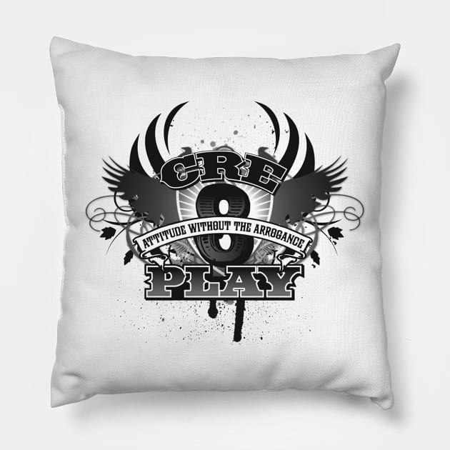 Attitude without the Arrogance Pillow by cre8play