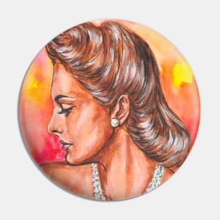 Olivia de Havilland Pin