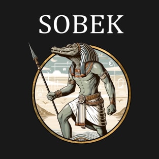 Sobek Egyptian God of the Nile and Crocodiles T-Shirt