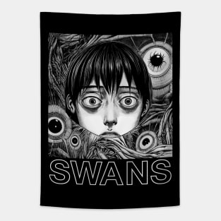 Swans ∆∆ Original Aesthetic Fan Design Tapestry