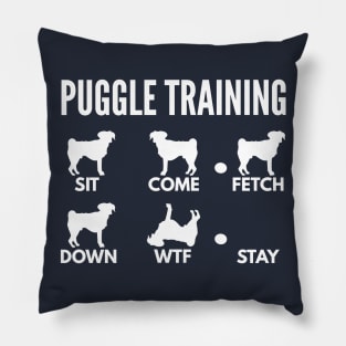 Puggle Training Puggle Dog Tricks Pillow