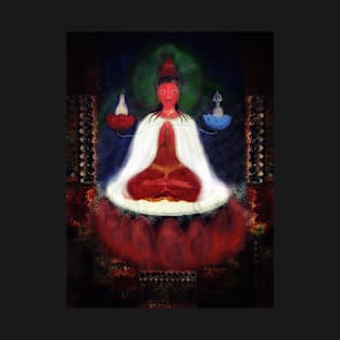 Pandaravasini - red female Buddha of the west T-Shirt