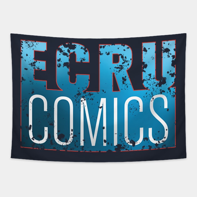 Ecru Comics LOGO Tapestry by carrillo_art_studios