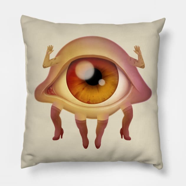 Yeux des Femmes... Pillow by Liransz