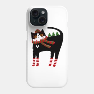 The Christmas Cat Phone Case