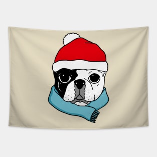 CHRISTMAS FRENCH BULLDOG 2 Tapestry