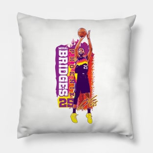 Mikal Bridges phoenix vintage style T-shirt Pillow